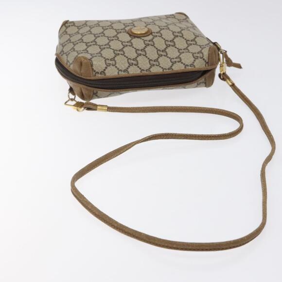 GUCCI GG Plus Supreme Shoulder Bag Pvc Beige Gold - Picture 7 of 16